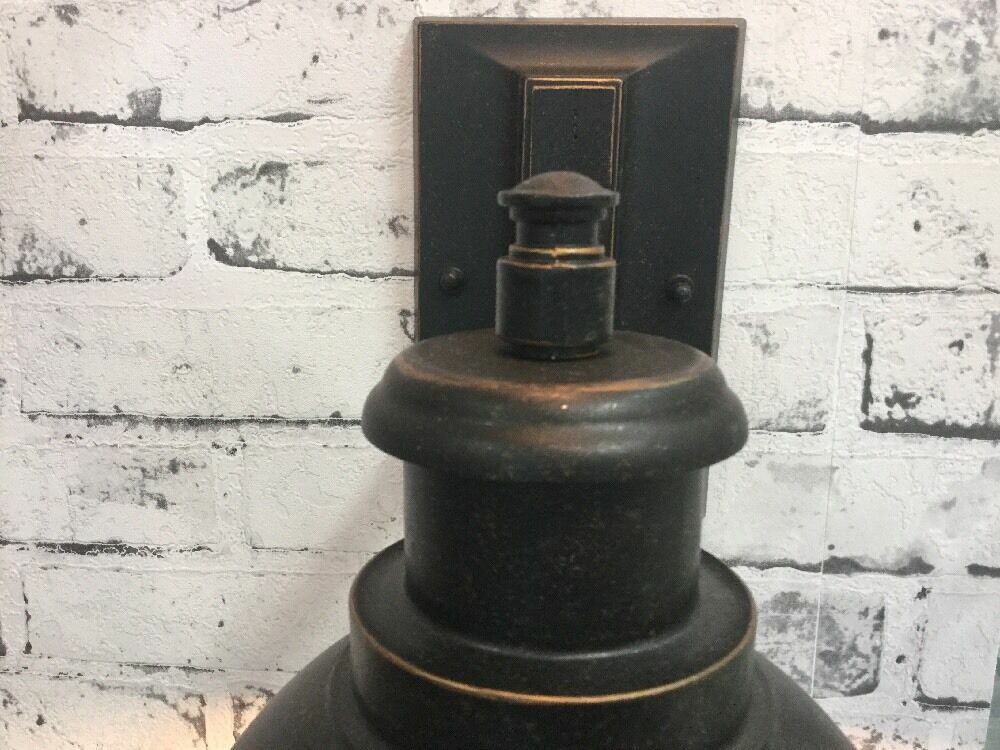 BLACK EXTERIOR WALL LIGHT INDUSTRIAL RUSTIC RETRO TERMINAL COUNTRY VINTAGE WB30 