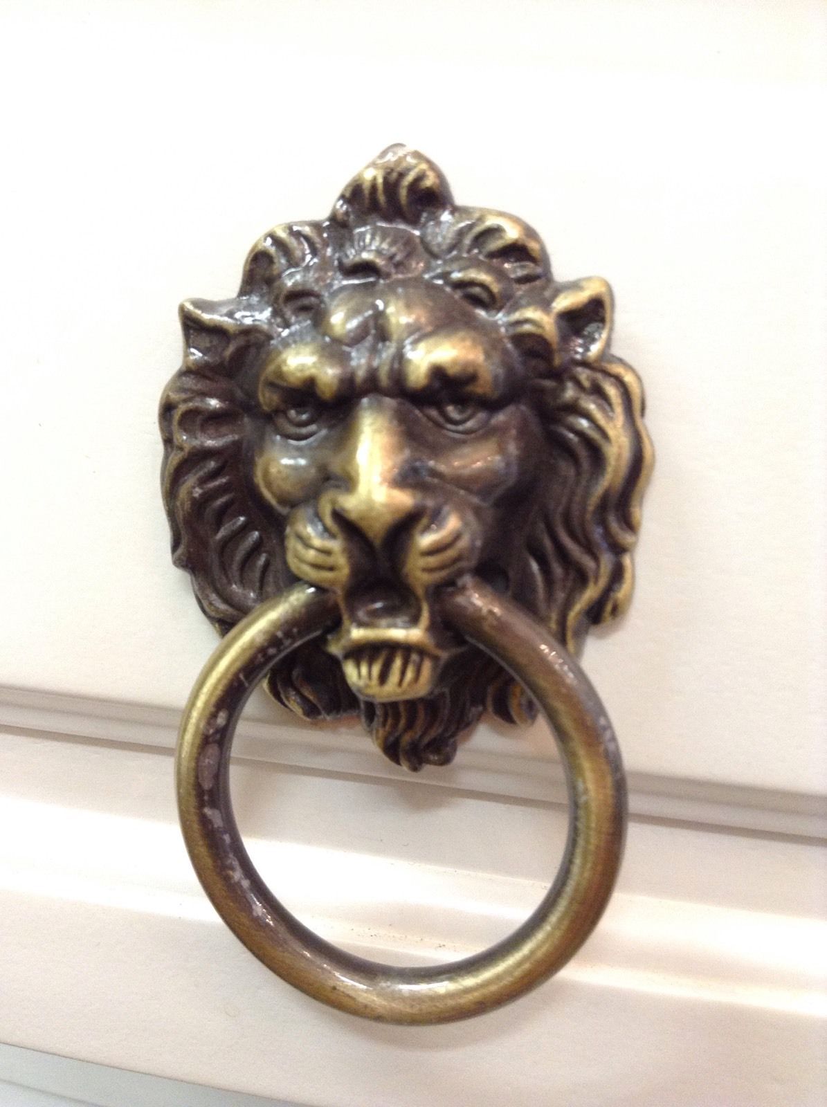 Lion Head Art Deco Kitchen Cabinet Drawer Knob Pull