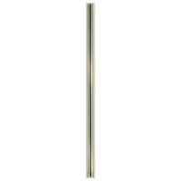 single standard rod extension & joiner 1/2" x 1/2m polished brass