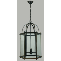Country lantern Bronze RANGE  pendant light