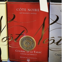 Cotè Noire Scented Roses Soy Candle COGNAC & TABACCO