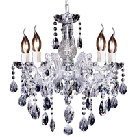 zurich crystal 5 light chandelier pendant celing light vintage style