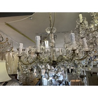 Vintage 8 light Maria Theresa chandelier 3x available