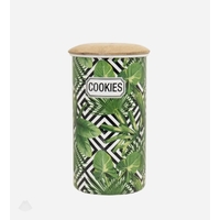 Enamel Cookie Jar fern