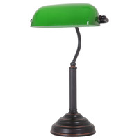 New Bankers lamp green shade LARGE SIZE