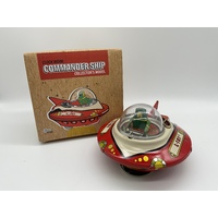 Tin toy spaceship commander ship L-101 bump-n-go
