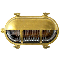 REAL BRASS EXTERIOR WALL LIGHT NEW NAVIGATOR