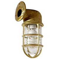REAL BRASS EXTERIOR WALL LIGHT NEW HARBOUR