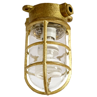 REAL BRASS EXTERIOR WALL LIGHT NEW REGATTA FLUSH