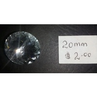 CRYSTAL REBUD BUTTON UPHOLSTREY BEDHEAD CHAIR 20mm