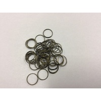 100x CHANDELIER JOINS JOIN JUMPRING JUMP RING RINGS ANTIQUE BRASS FINDINGS LINKS