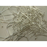 100x CHANDELIER JEWELRY JEWELLERY MAKING JOINS PINS CHROME FINDINGS PIN ATTACH