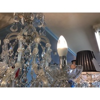 6w LED SBC B15 420lm 2700K CANDLE CHANDELIER GLOBE WARM WHITE BRIGHT NICE LIGHT