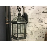 BLACK EXTERIOR WALL LIGHT INDUSTRIAL RUSTIC OUTSIDE COUNTRY VINTAGE Stati SCONCE