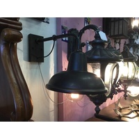 BLACK EXTERIOR WALL LIGHT INDUSTRIAL URBAN BRACKET