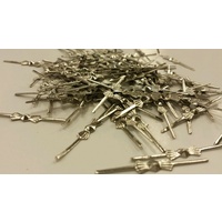 100x CHANDELIER BOWTIES 41mm JOINS FIX REPAIR LINKS CLIPS CLIP CHROME FINDINGS 