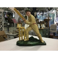 S21 CRICKET PLAYER DOORSTOP CAST IRON CASTIRON SIGN VINTAGE SIGNS ENAMEL