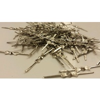 100x CHANDELIER BOWTIES 32mm JOINS JEWELRY JEWELLERY LINKS JOIN CHROME FINDINGS 