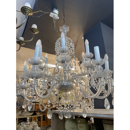 Original Bohemia crystal large chandelier 12 light
