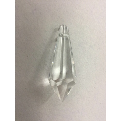 1x 38mm ICICLE SMALL SPEAR DROP PART CHANDELIER LEAD CRYSTAL PARTS SUNCATCHER