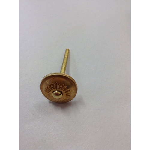 BRASS COLOUR HARDWARE THREAD LONG PIN BACK PLATE FOR POTTERY KNOBS DRAWER
