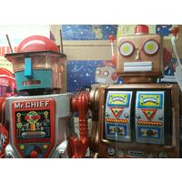 Tin Toy Robots & etc